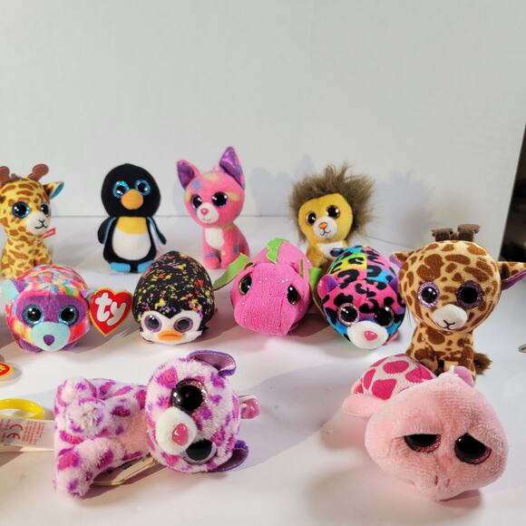Lot of 16 TY Beanie Boos and Happy Meal Toys, Small Plush Collection - Picture 8 of 13